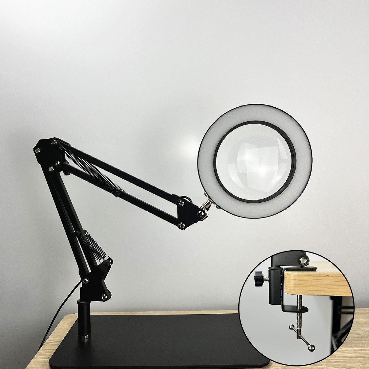 autolock Lupenlampe LED Lupenleuchte 10X Beleuchtete Lupe mit 3 Farbmodi 2- günstig online kaufen