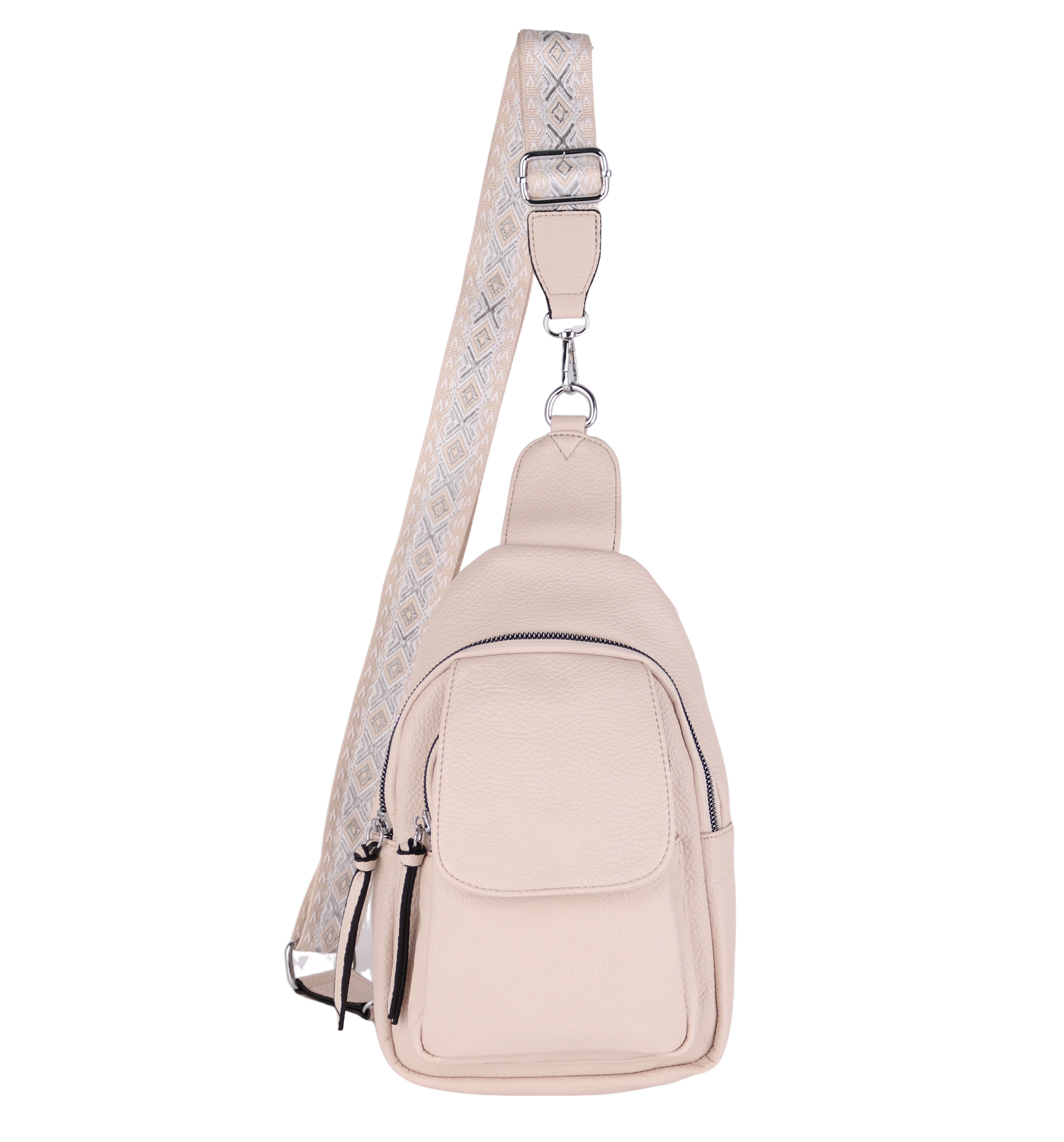 MIRROSI Umhängetasche Sling Bag,Brusttasche, Crossbody 19x28x8cm (für Ausflüge, Reisen, Wanderungen, und Partys, Mittelgroß), auch für die Verwendung als Rucksack oder Daypack geeignet