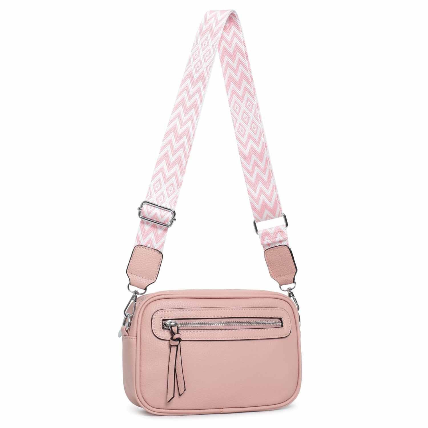 ITALYSHOP24 Schultertasche Damen Umhängetasche CrossBody Brusttasche Crosso günstig online kaufen