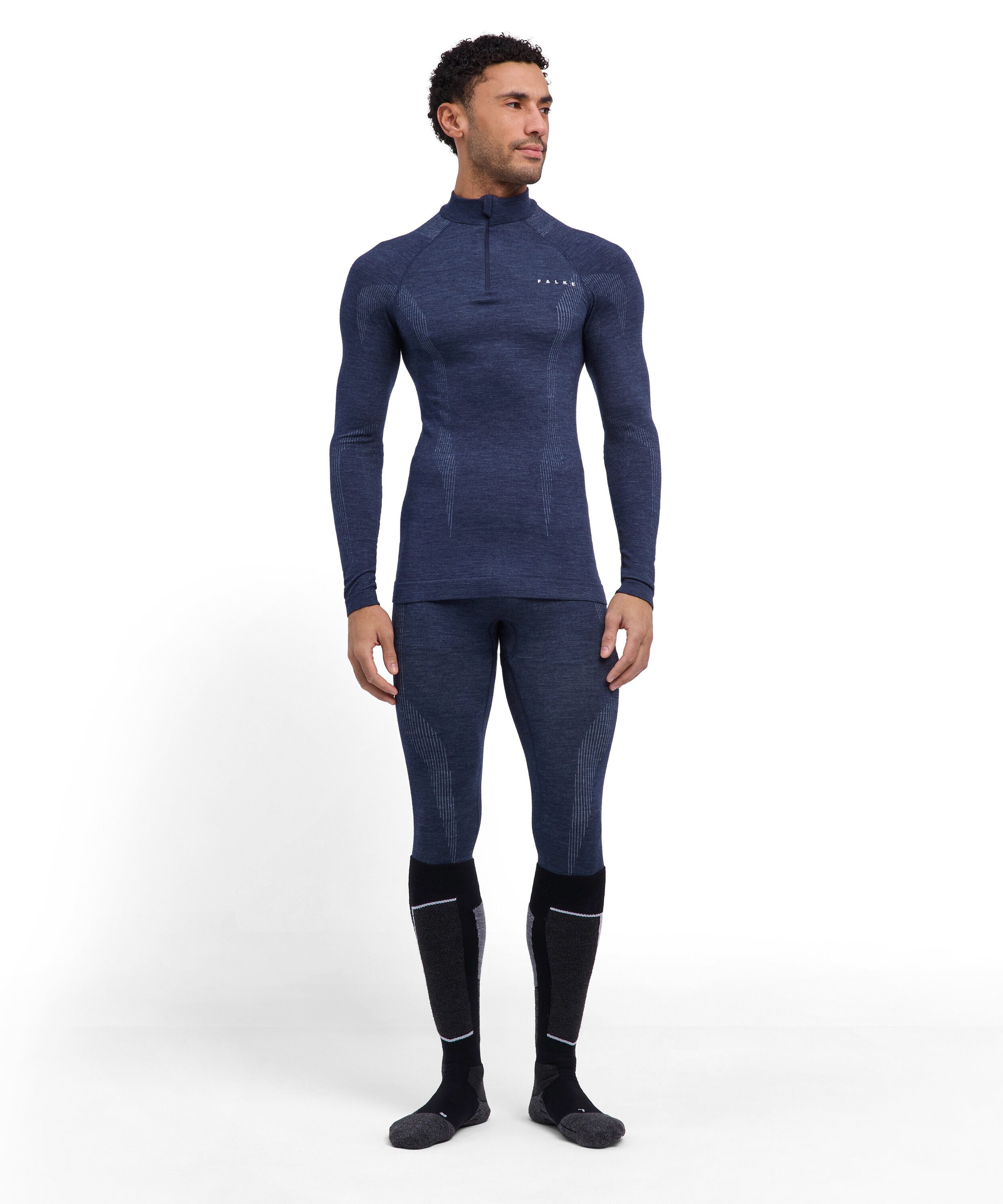 FALKE Funktionsshirt FALKE Langarmshirt Wool-Tech (1-tlg., 1) aus Merinowolle für kalte bis sehr kalte Temperaturen