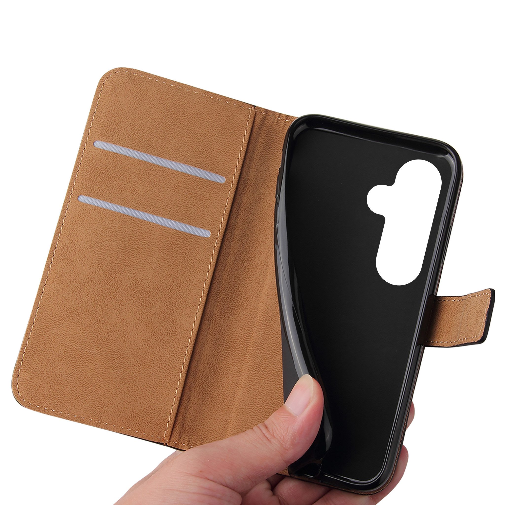 Tec-Expert Handyhülle Klapp Hülle für Samsung Galaxy S25 FE 6.7 Zoll, 6.7", Flip Case für Samsung Galaxy S25 FE