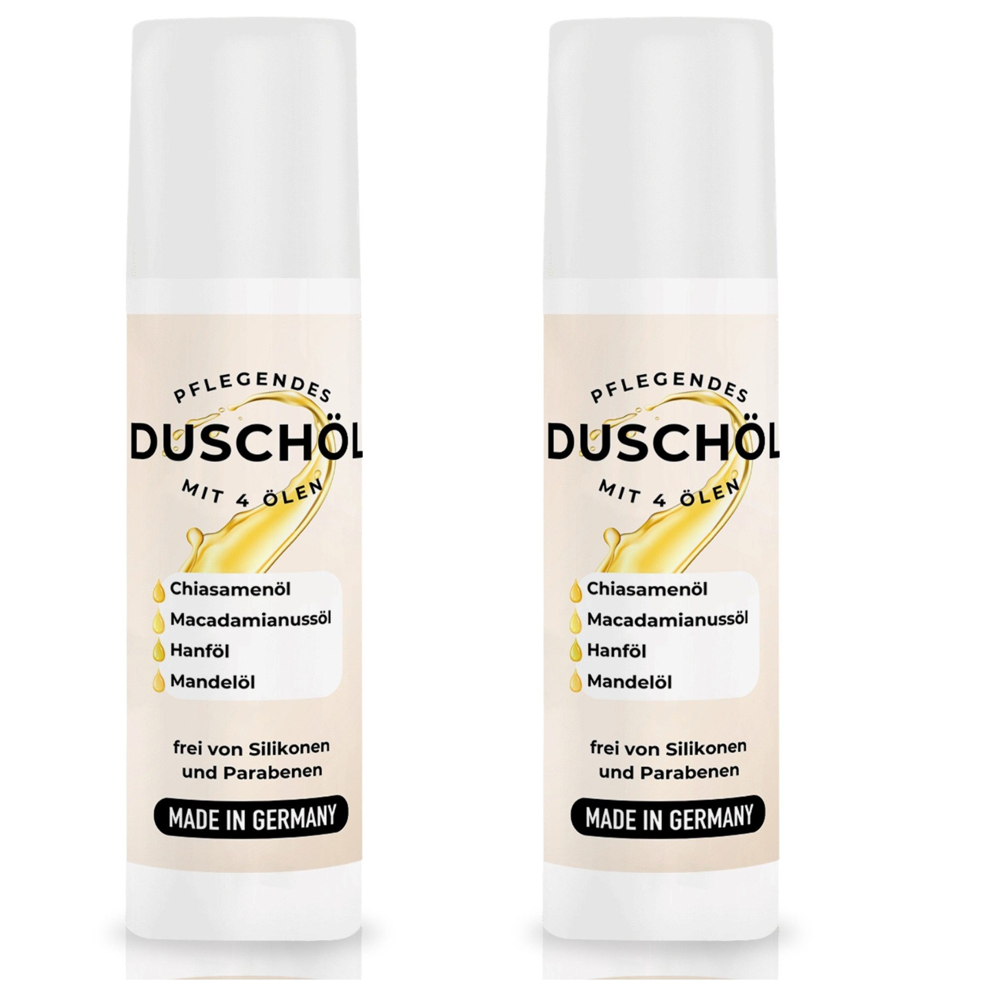 Radami Körperöl Duschöl natürliche Öle und Panthenol Duschbad Duschgel 2x150ml