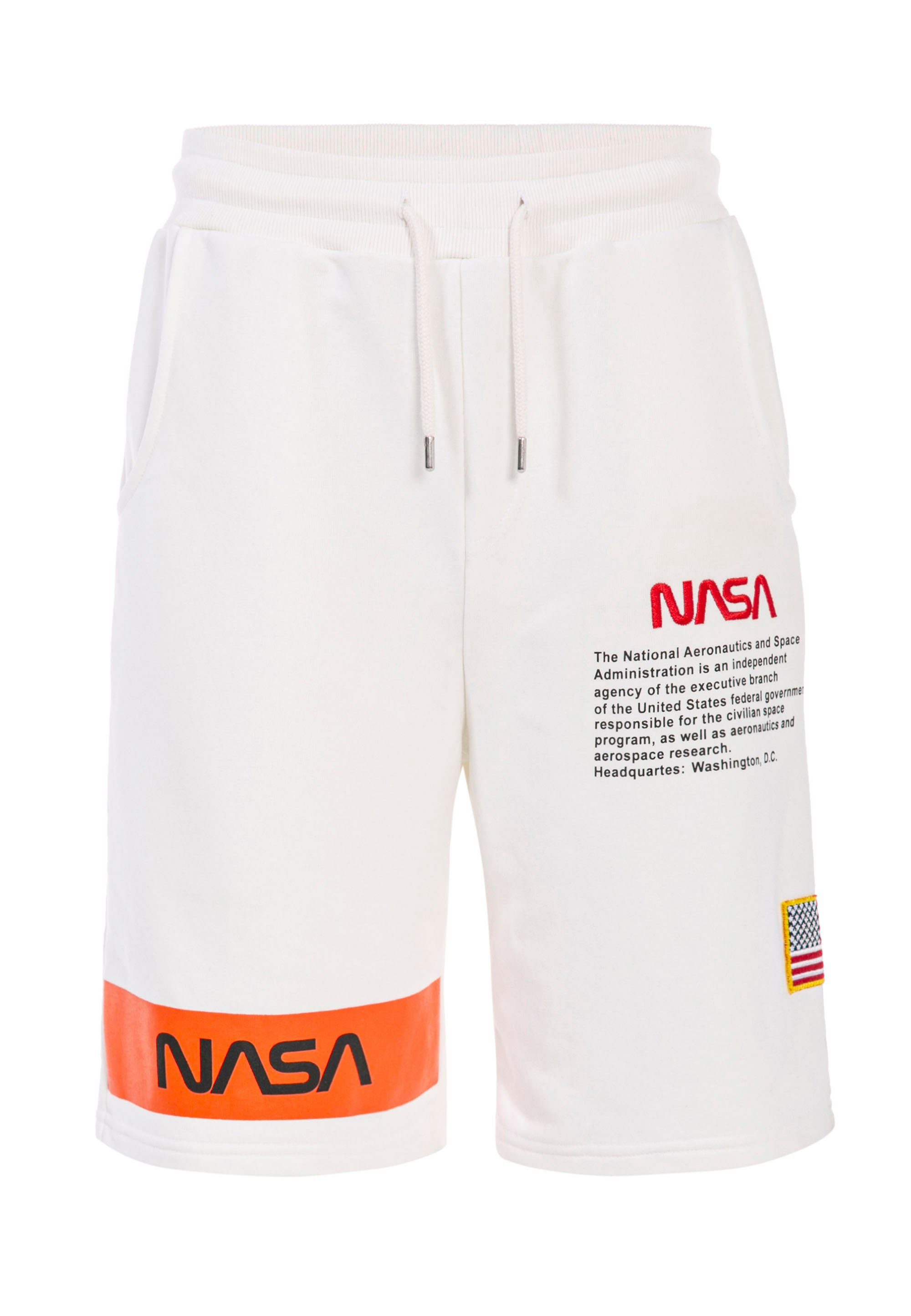 RedBridge Shorts Plano mit gesticktem NASA-Motiv