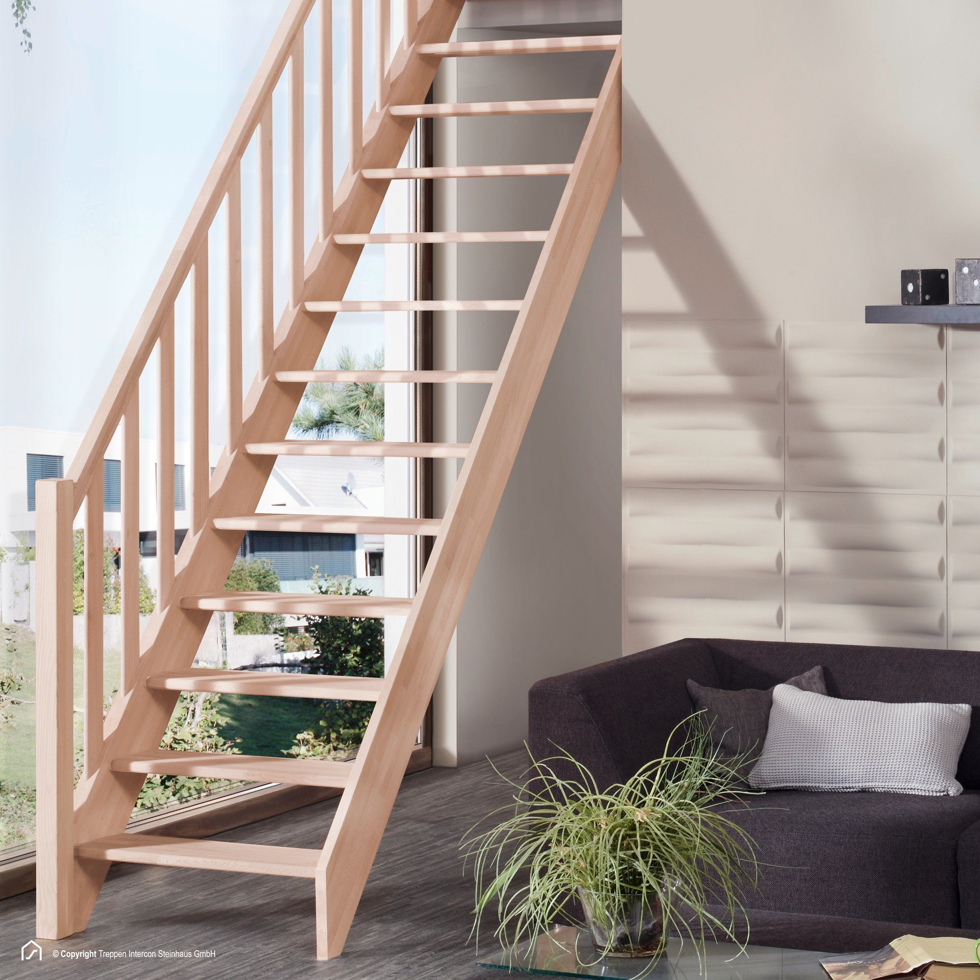 Treppen Intercon Raumspartreppe Casablanca gerade, 60 günstig online kaufen