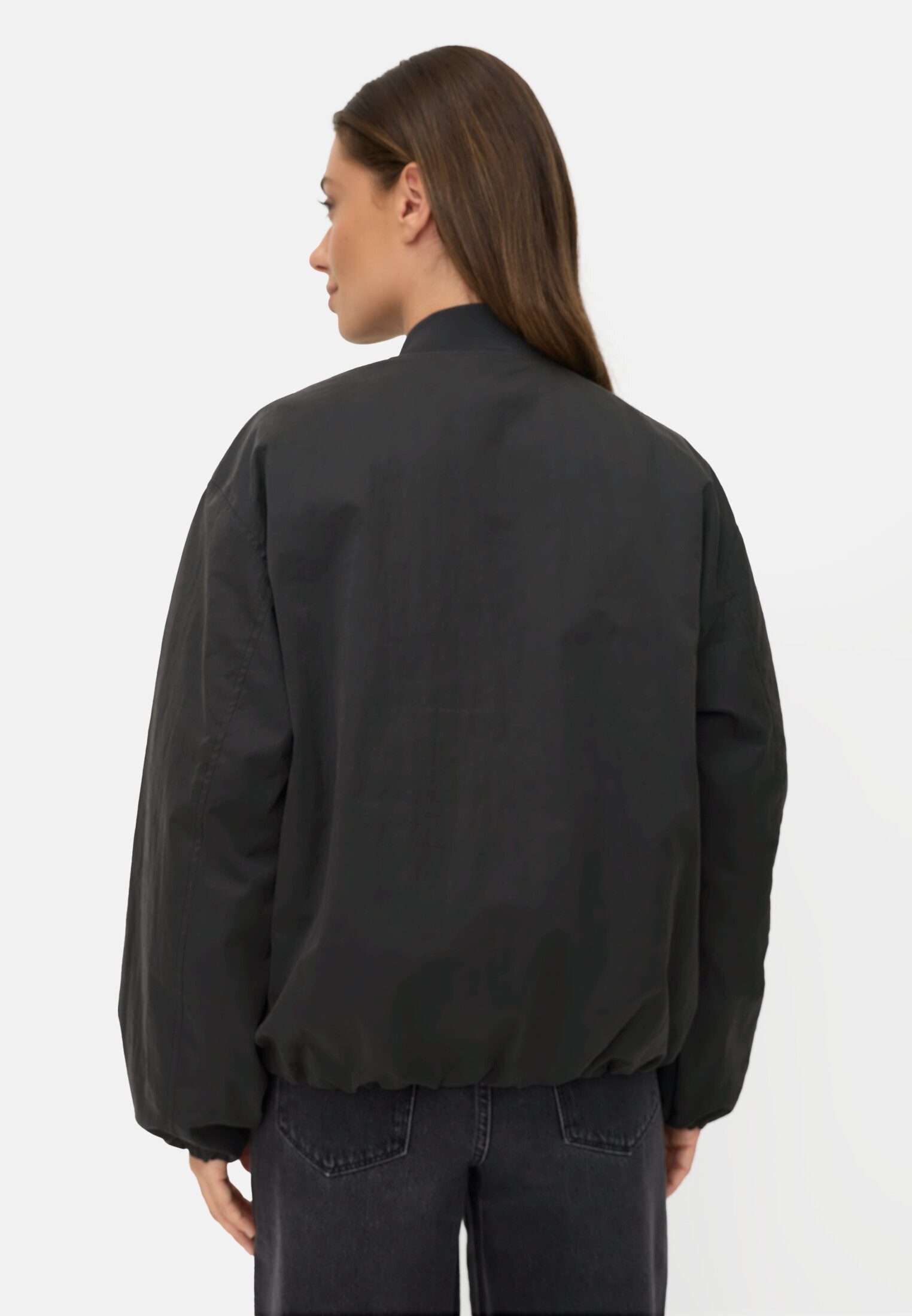 camel active Blouson in Oversize-Passform Langarm Markenlogo