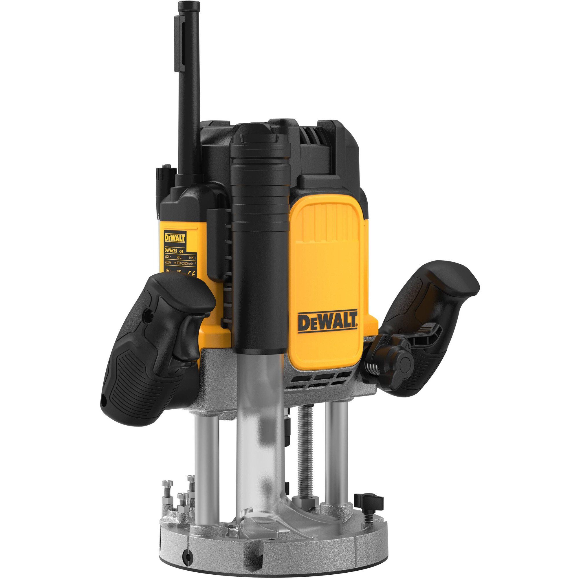 DeWalt Oberfräse DEWALT Oberfräse DWE625, (2.300 Watt)