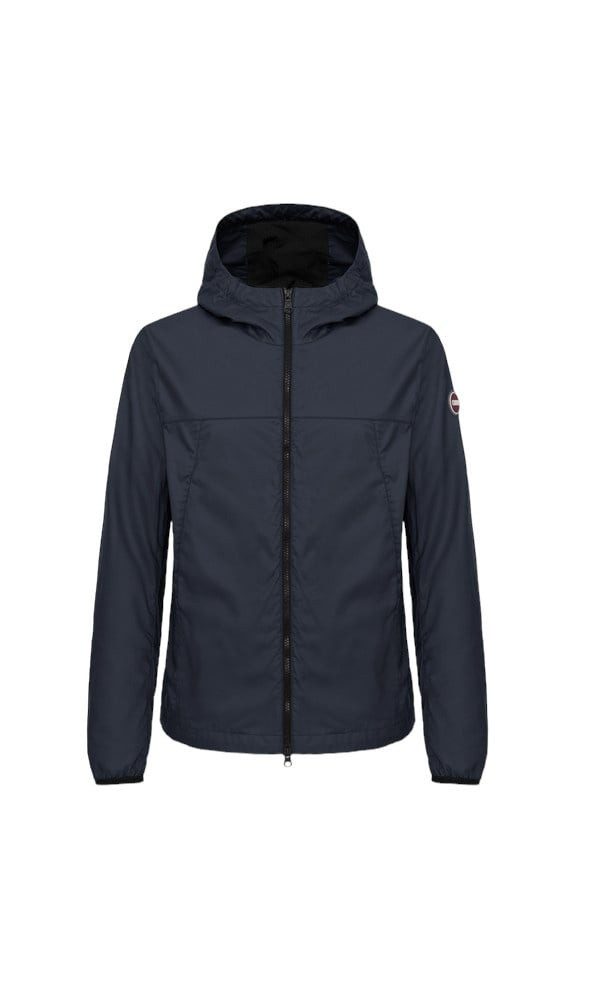 Colmar Allwetterjacke Übergangansjacke Fibers (aus Baumwolle, mit Kapuze) navyblau Herren