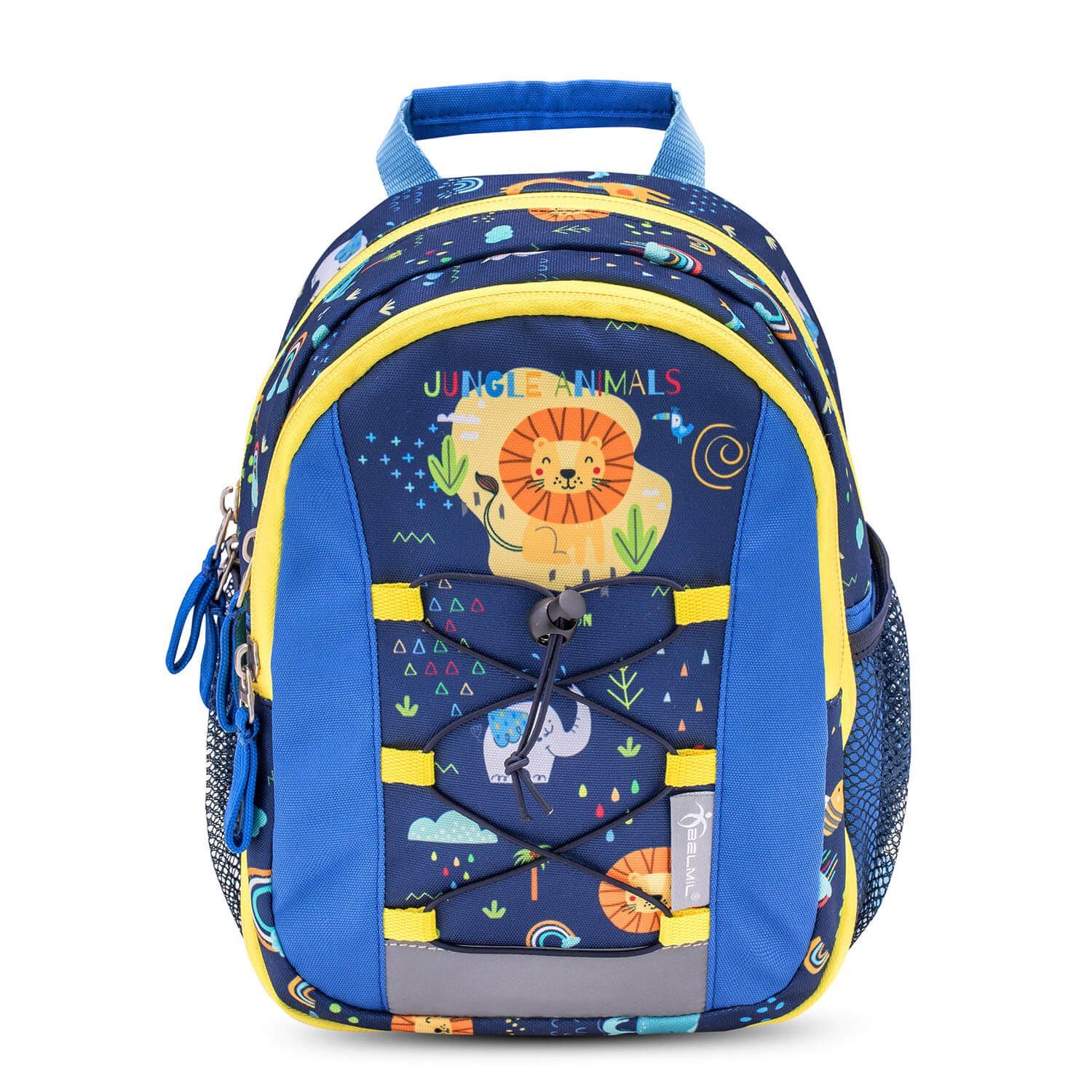 Belmil Rucksack Kindergartenrucksack "Little Jungle" für 1-3 Jährige Kinder Rucksack