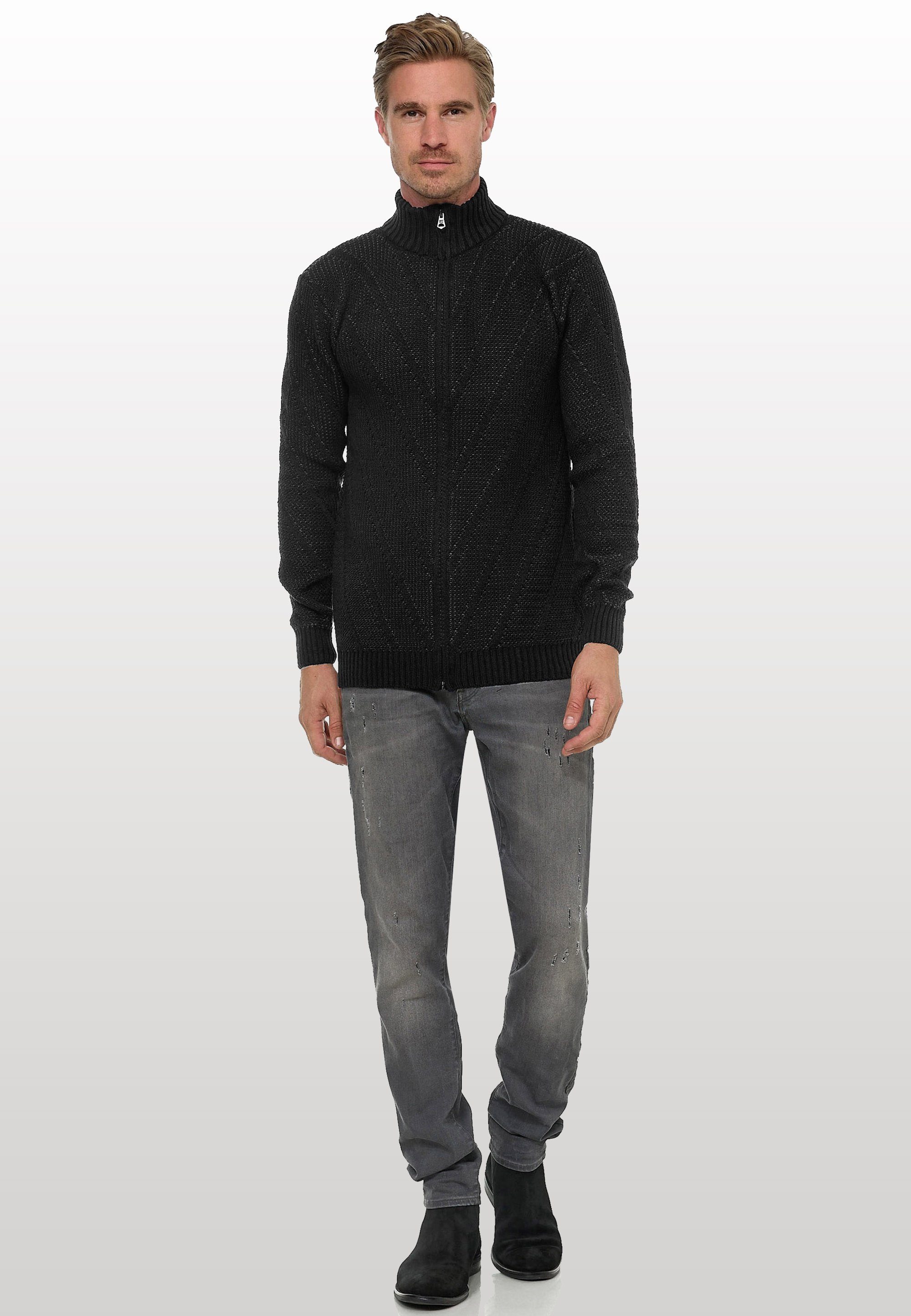 Rusty Neal Strickpullover, im angesagten Wellen-Design günstig online kaufen