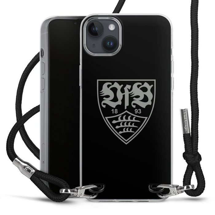 DeinDesign Handyhülle Offizielles Lizenzprodukt VfB Stuttgart Bundesliga Apple iPhone 14 Plus Handykette Hülle mit Band Case zum Umhängen