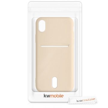 kwmobile Handyhülle Hülle für Apple iPhone XR, Handy Schutzhülle Cover Case mit Kartenfach