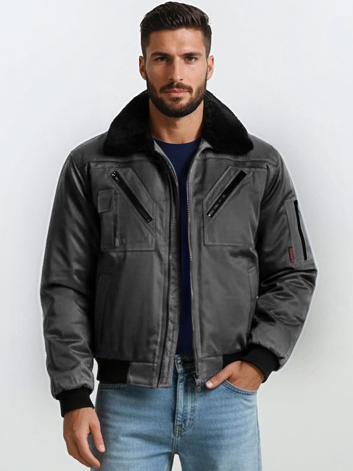 urbandreamz workwear Pilotenjacke 4-in-1 Arbeitsjacke Übergangsjacke Winter günstig online kaufen