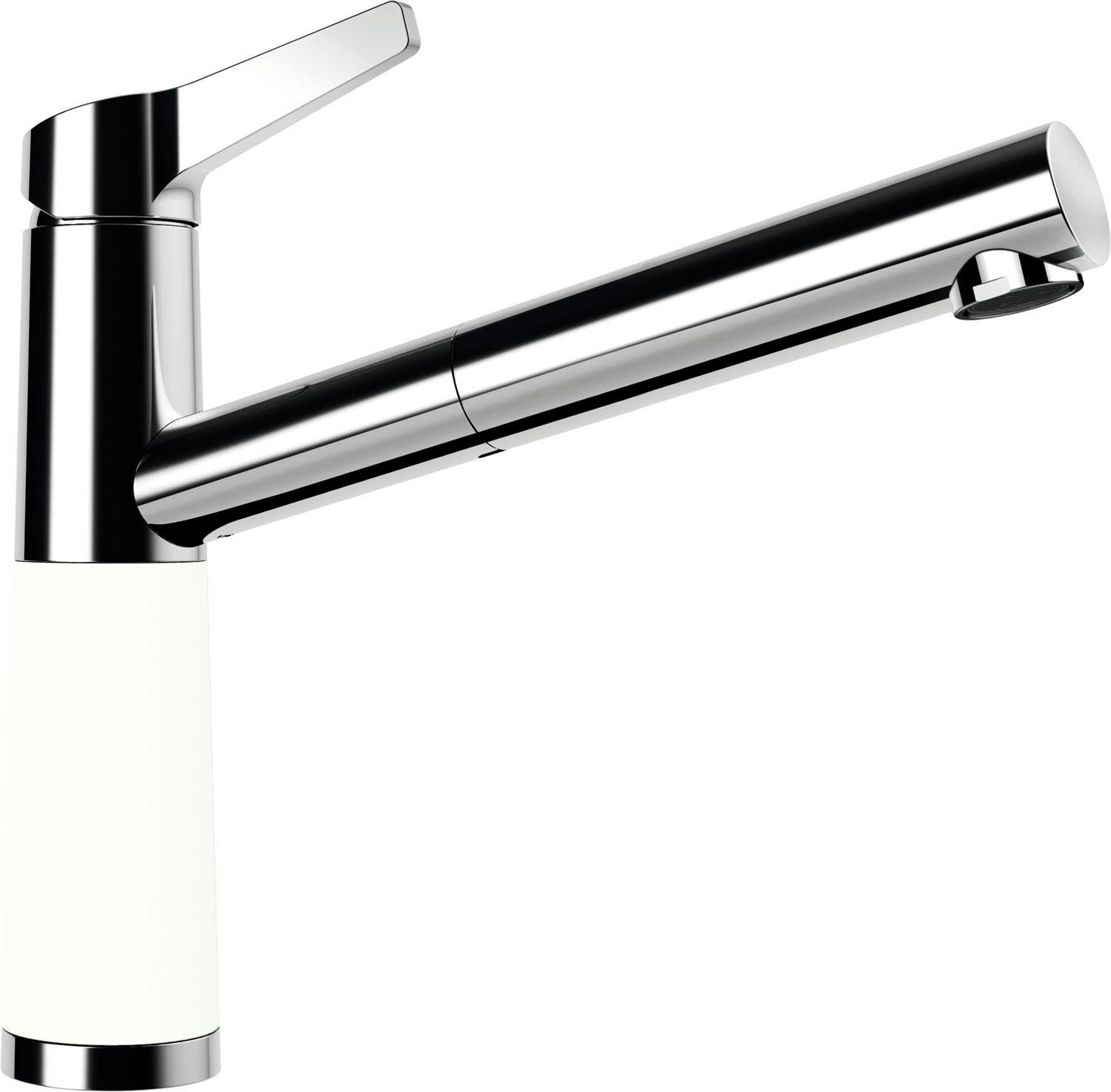 Schock Küchenarmatur SC-510 SB ND Niederdruck, ausziehbar, Rückflussverhinderer, Schwenkbereich 120°