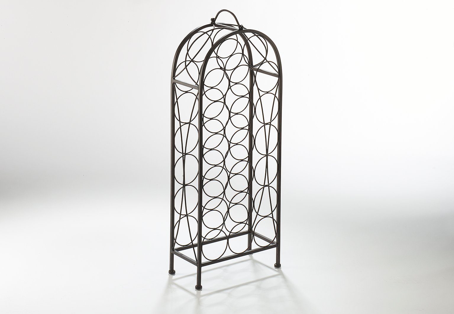 Kobolo Weinregal Flaschenhalter BOW für 20 Flaschen Metall braun günstig online kaufen