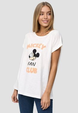 Recovered T-Shirt Mickey Mouse Fan Club GOTS zertifizierte Bio-Baumwolle