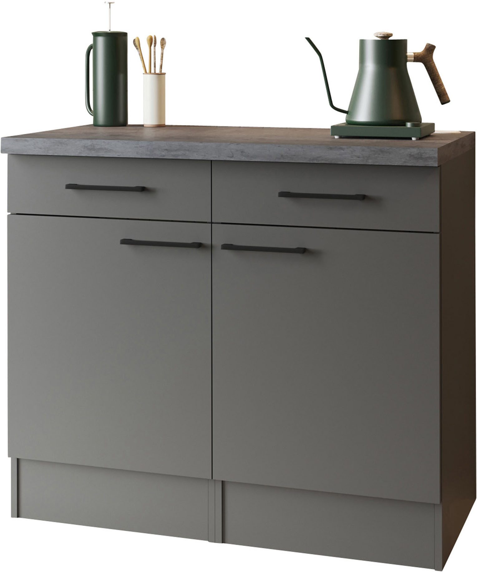 RESPEKTA Sideboard Oliver, zerlegt, mit Soft Close Funktion, Breite 100 cm