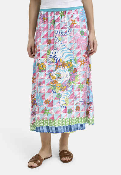 Milano Italy A-Linien-Rock MIDISKIRT WITH ELASTIC WAIST