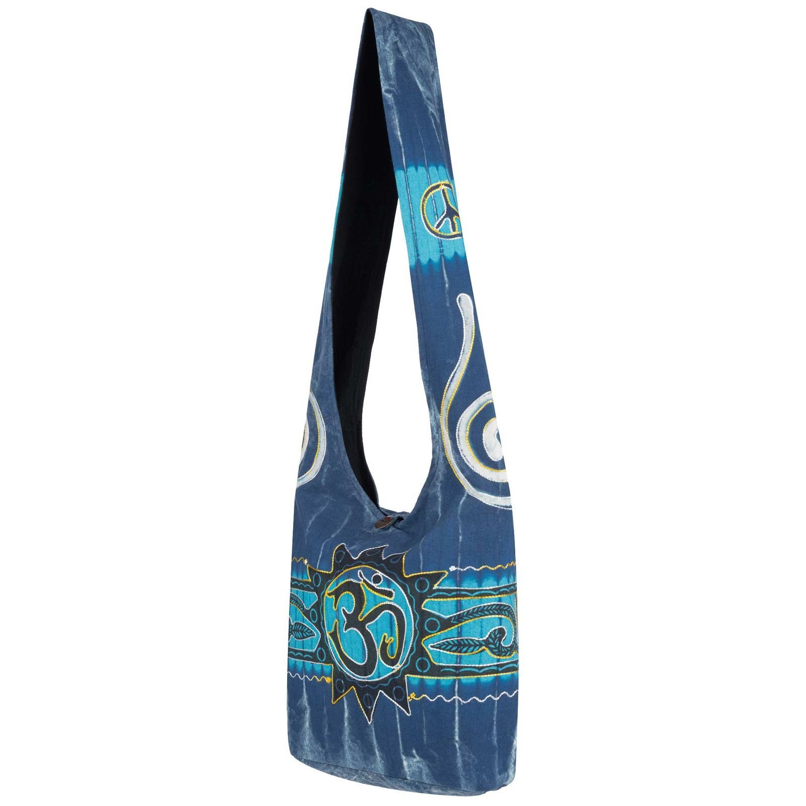 Schultertasche Batik Schultertasche Umhängetasche Om Shopper Batik Handtasche Tasche
