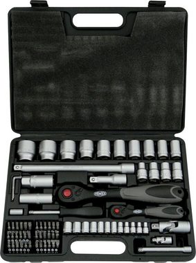 FAMEX Werkzeugset 744-48, 159-teilig, Werkzeugkoffer mit Werkzeug