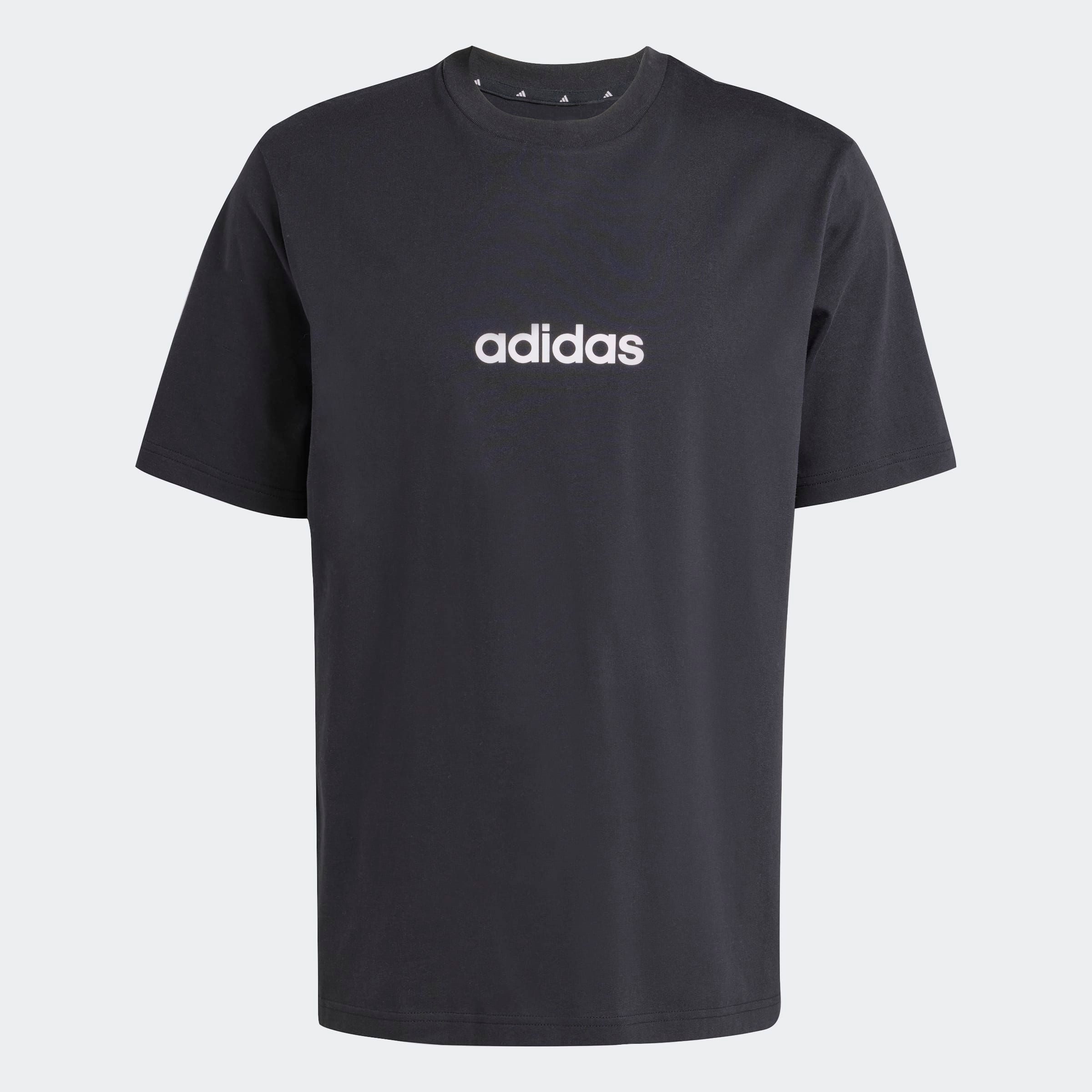 adidas Sportswear T-Shirt M LIN SJ T überschnittene Schultern, Kurzarmdesign, aus Baumwolljersey