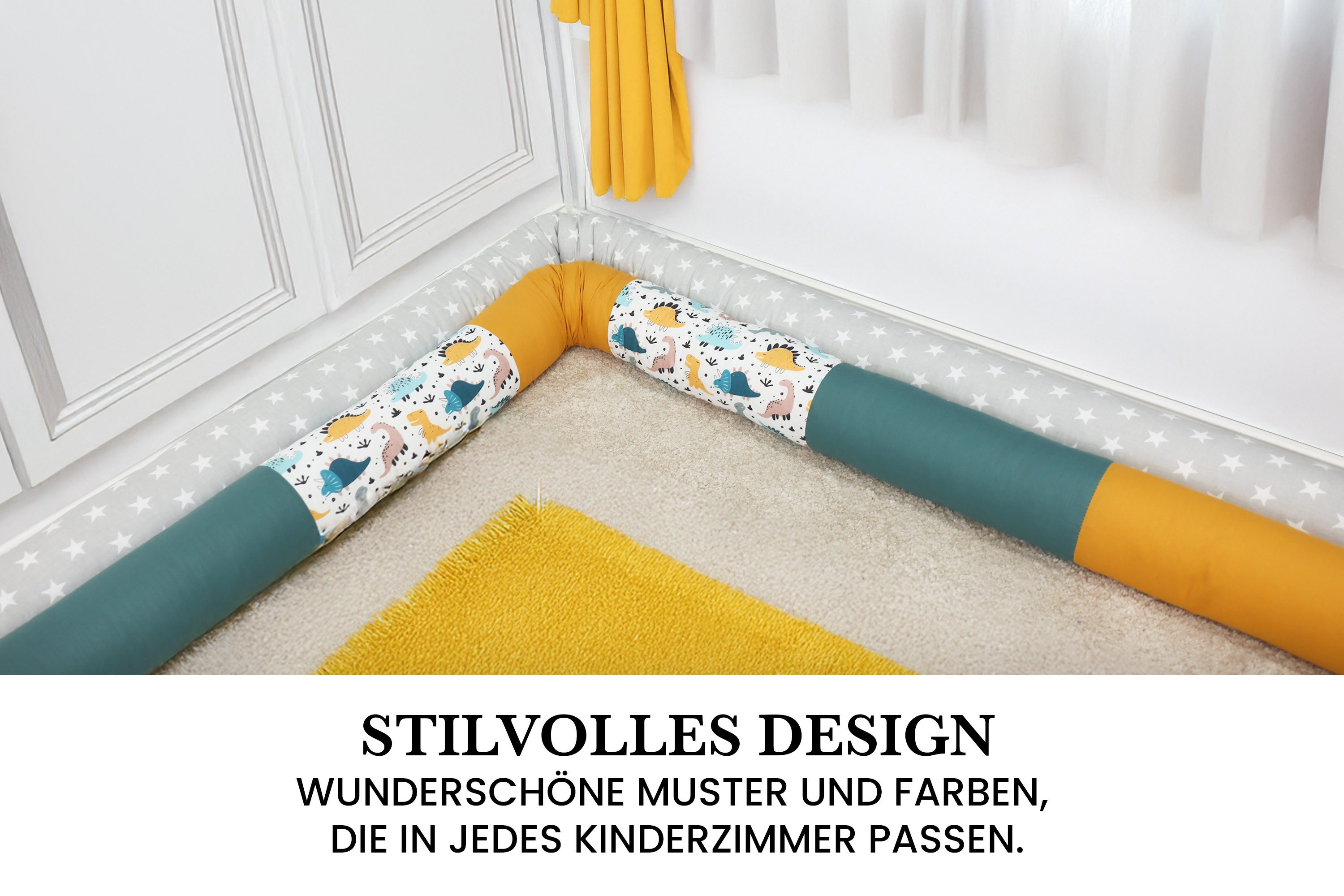 Amilian Nestchenschlange Bettschlange 210cm - Seitenschläferkissen - Nestsc günstig online kaufen