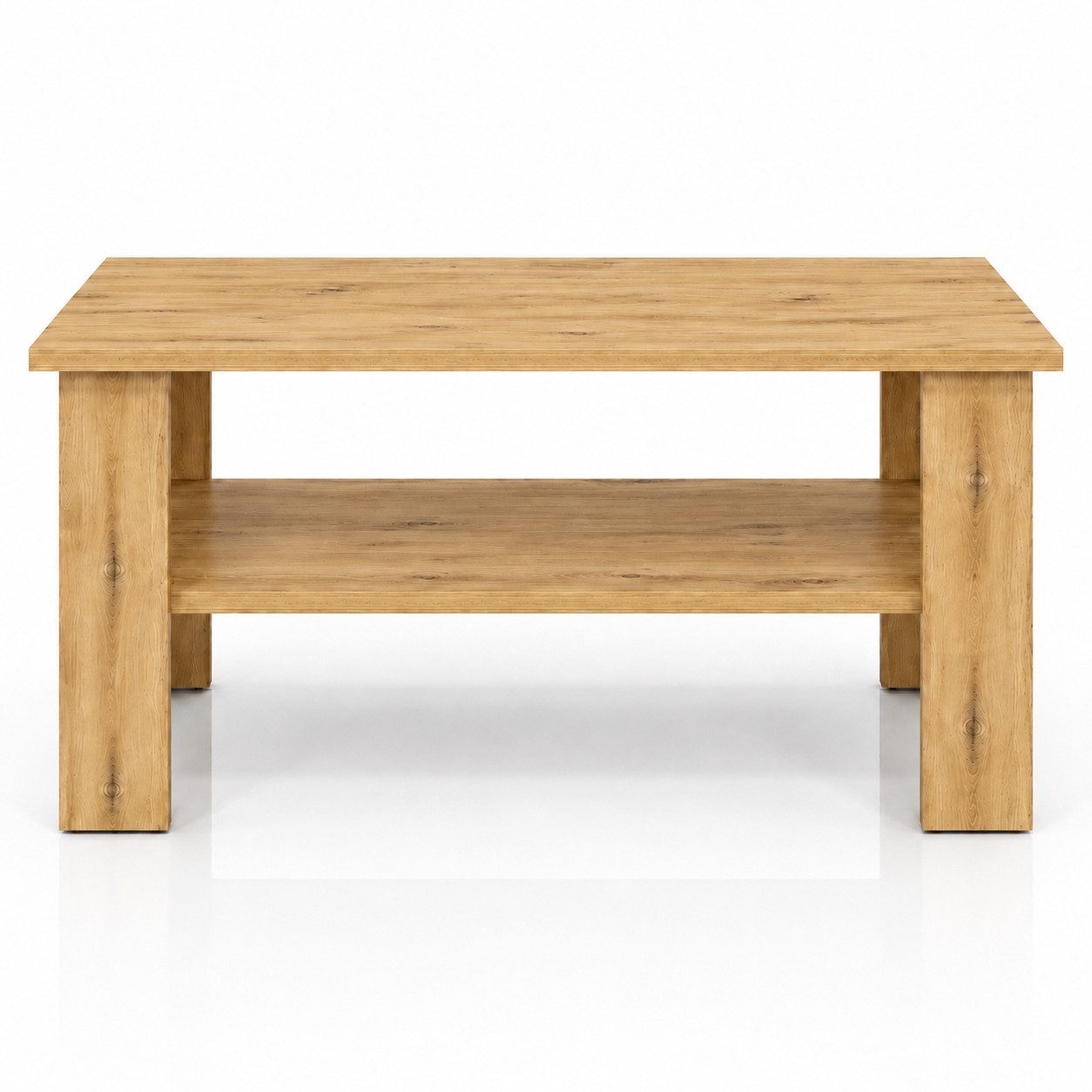 OTTO home Couchtisch CT 2 Wohnzimmertisch, Sofatisch, Beistelltisch, Kaffeetisch, Mit Ablage, quadratisch/rechteckig, weiß Hochglanz oder Artisan-Dekor