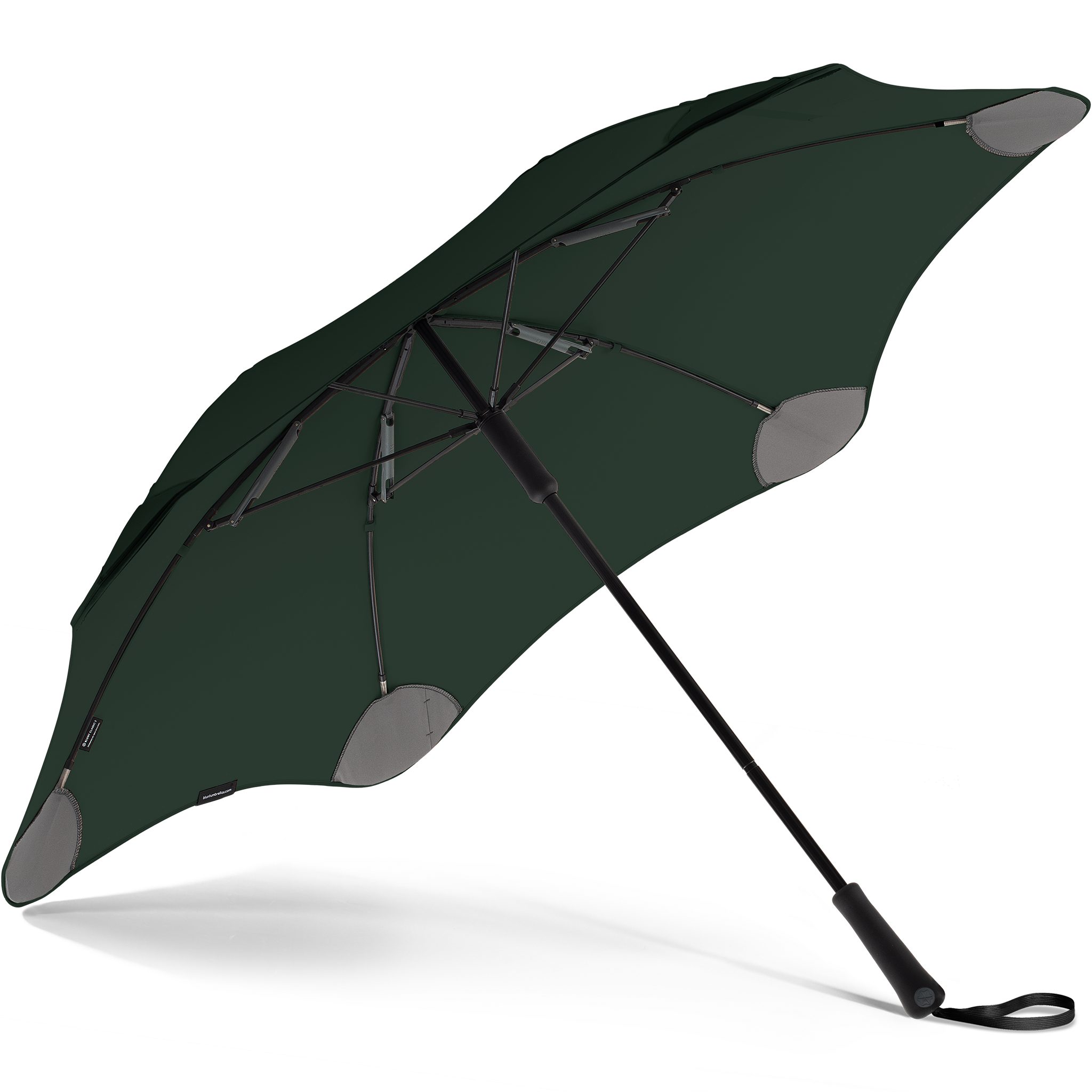 Stockregenschirm dunkelgrün Blunt Silhouette einzigartige Technologie, herausragende patentierte Classic,