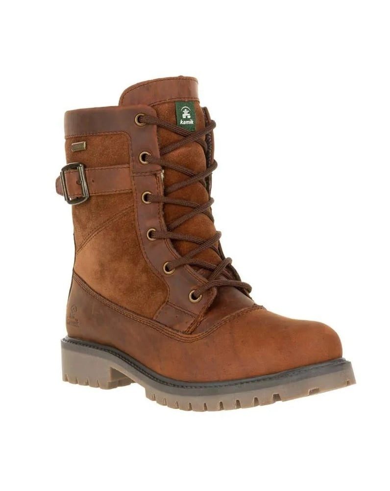 Kamik Rogue Mid (Wildleder, wasserdicht) cognacbraun Damen Winterstiefel