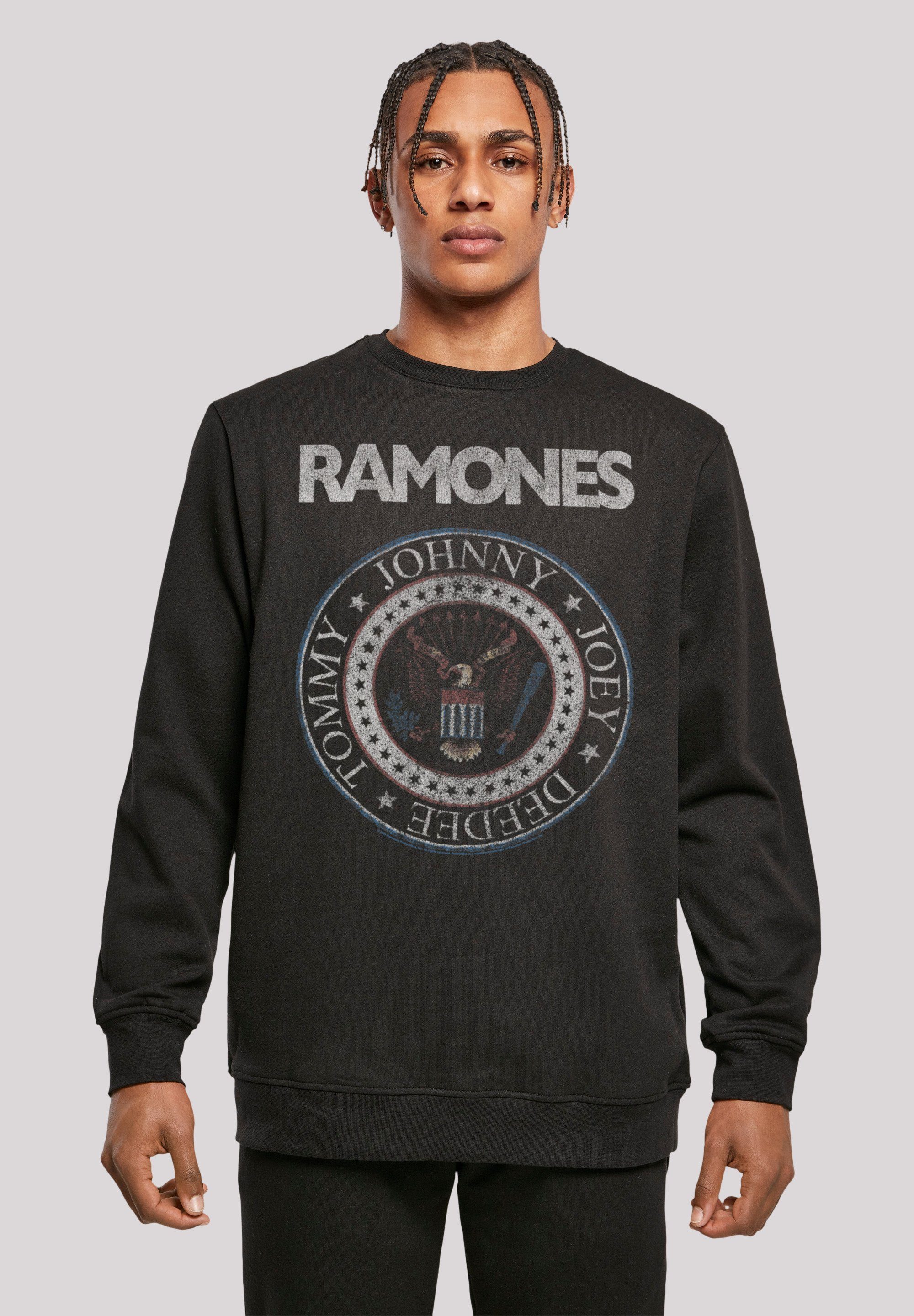 Seal Ramones Red F4NT4STIC Rock-Musik Qualität, Band Sweatshirt Musik Premium White Band, And Rock