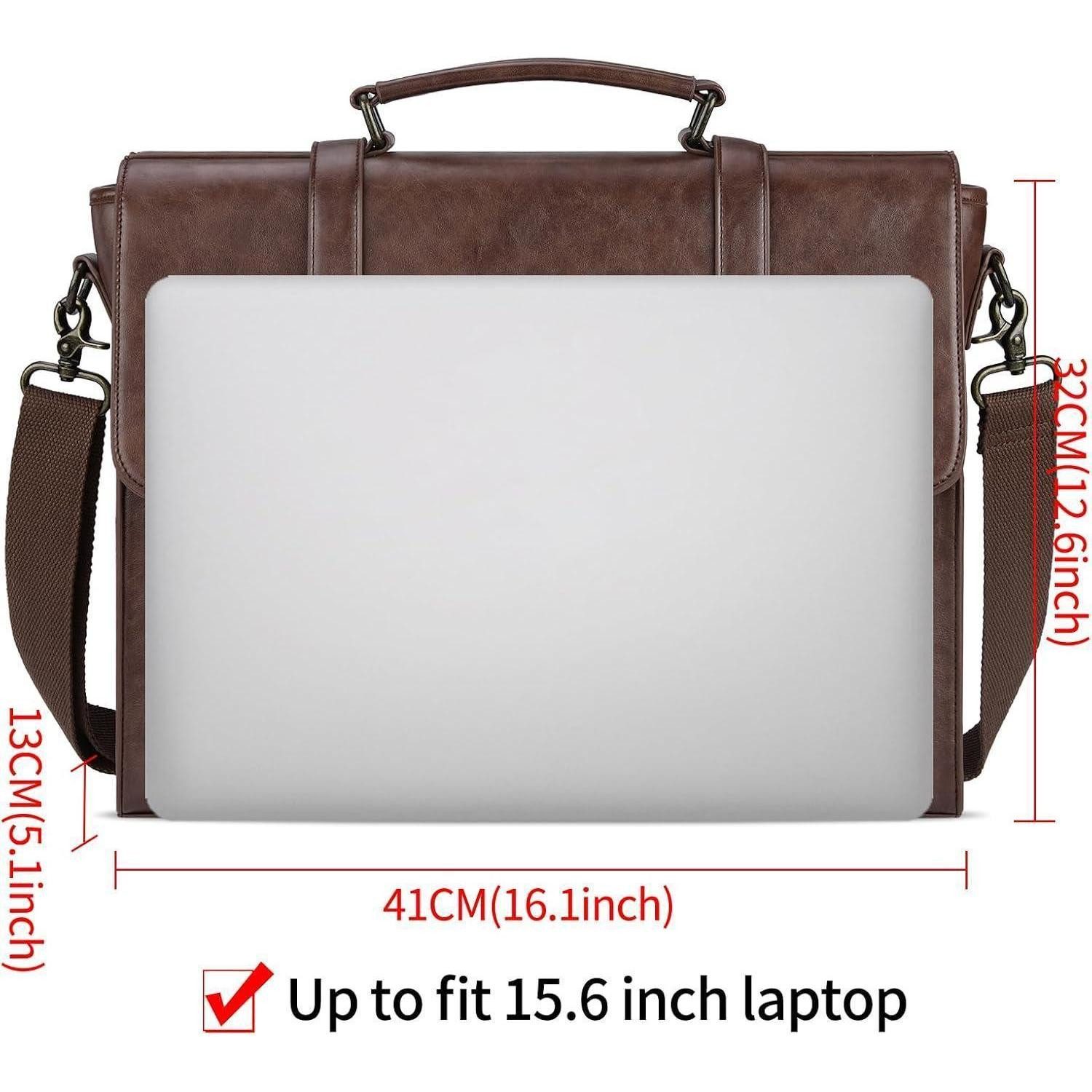 LuxusKollektion Laptoptasche Umhängetasche Herren Aktentasche Laptoptasche 15.6 Zoll Wasserdicht
