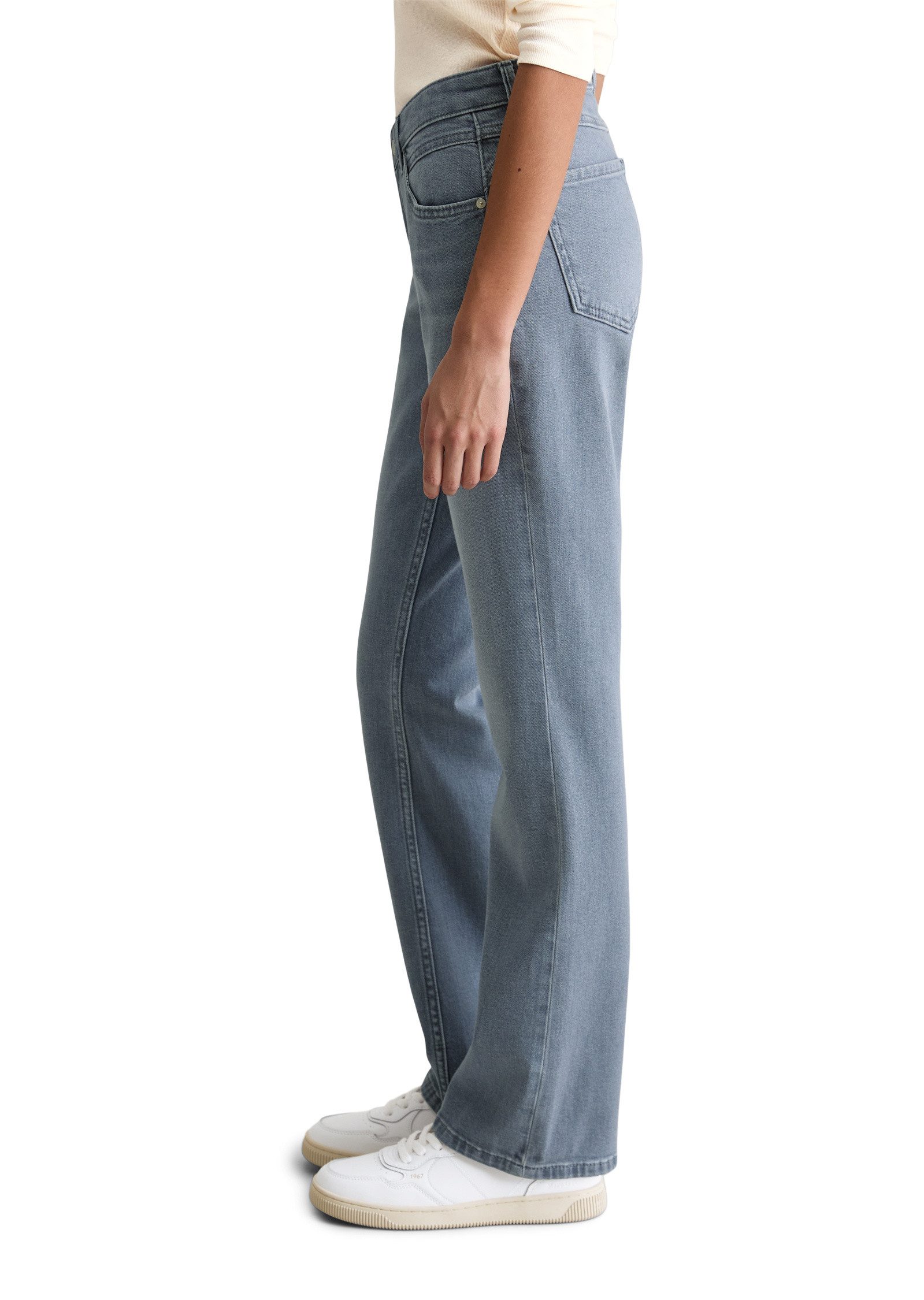 Marc O'Polo DENIM Schlagjeans aus Bio-Baumwoll-Stretch