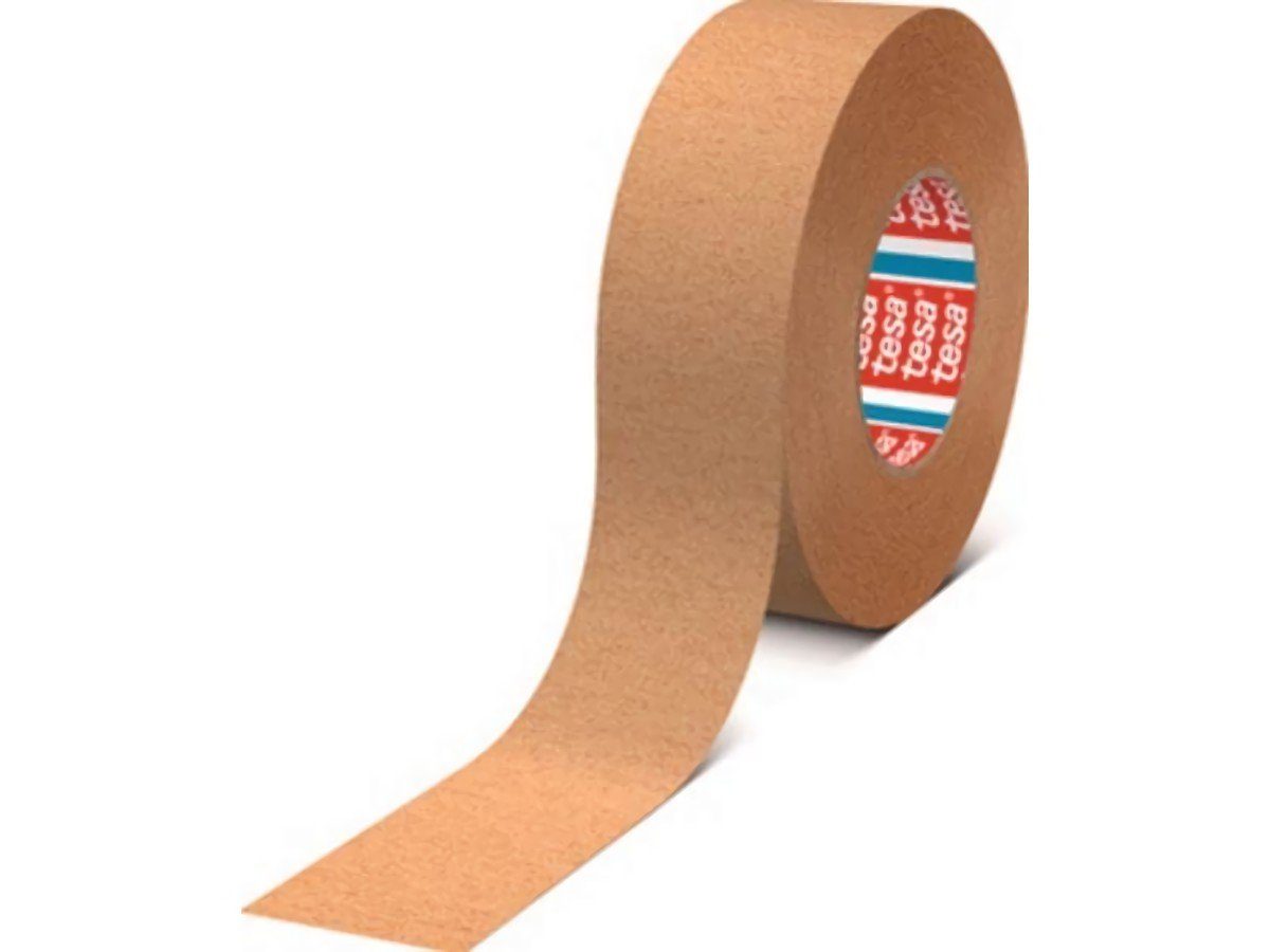 tesa Klebeband 6er Pack Kreppband tesakrepp® 4319 sta.gekreppt hellbraun L.50m B.50m