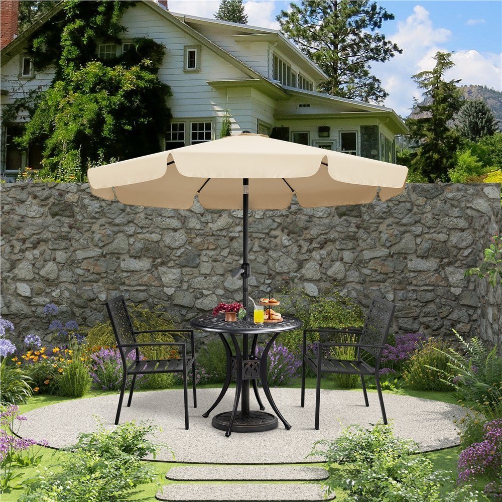 Yaheetech Sonnenschirm ∅ 268 cm, Kippbarer günstig online kaufen