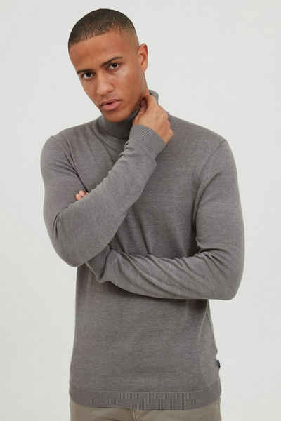 !Solid Rollkragenpullover SDKnit - Draper Roll neck Schlichter Strickpullover mit Rollkragen