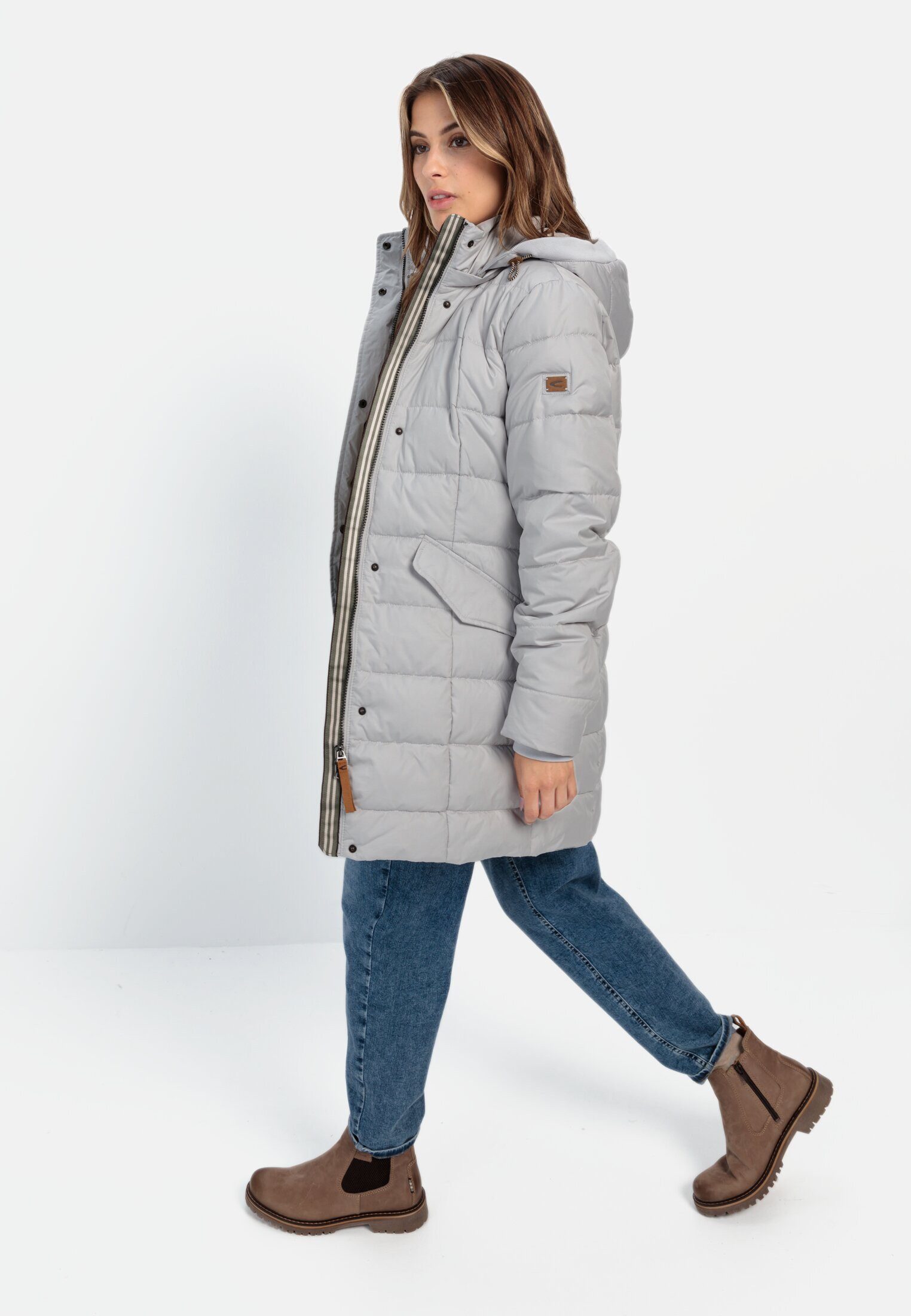 camel active Winterjacke mit abnehmbarer Kapuze