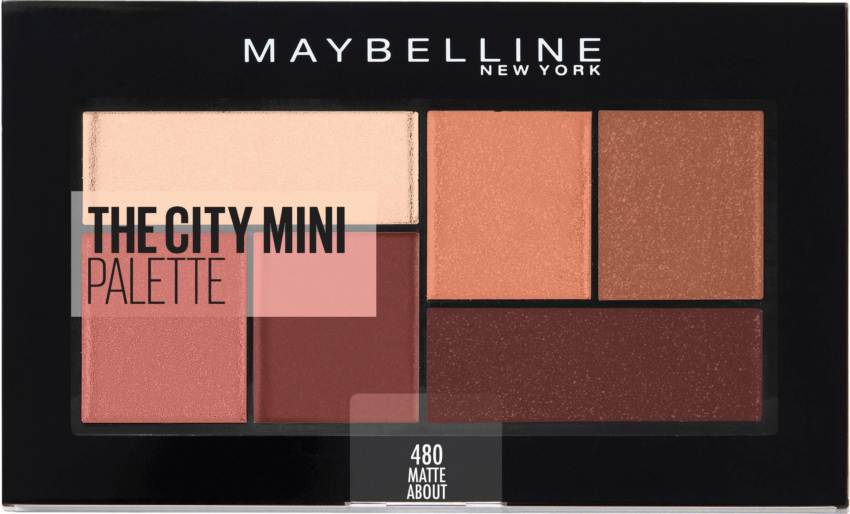 MAYBELLINE Lidschatten-Palette Matte Mini, City The NEW About Town YORK