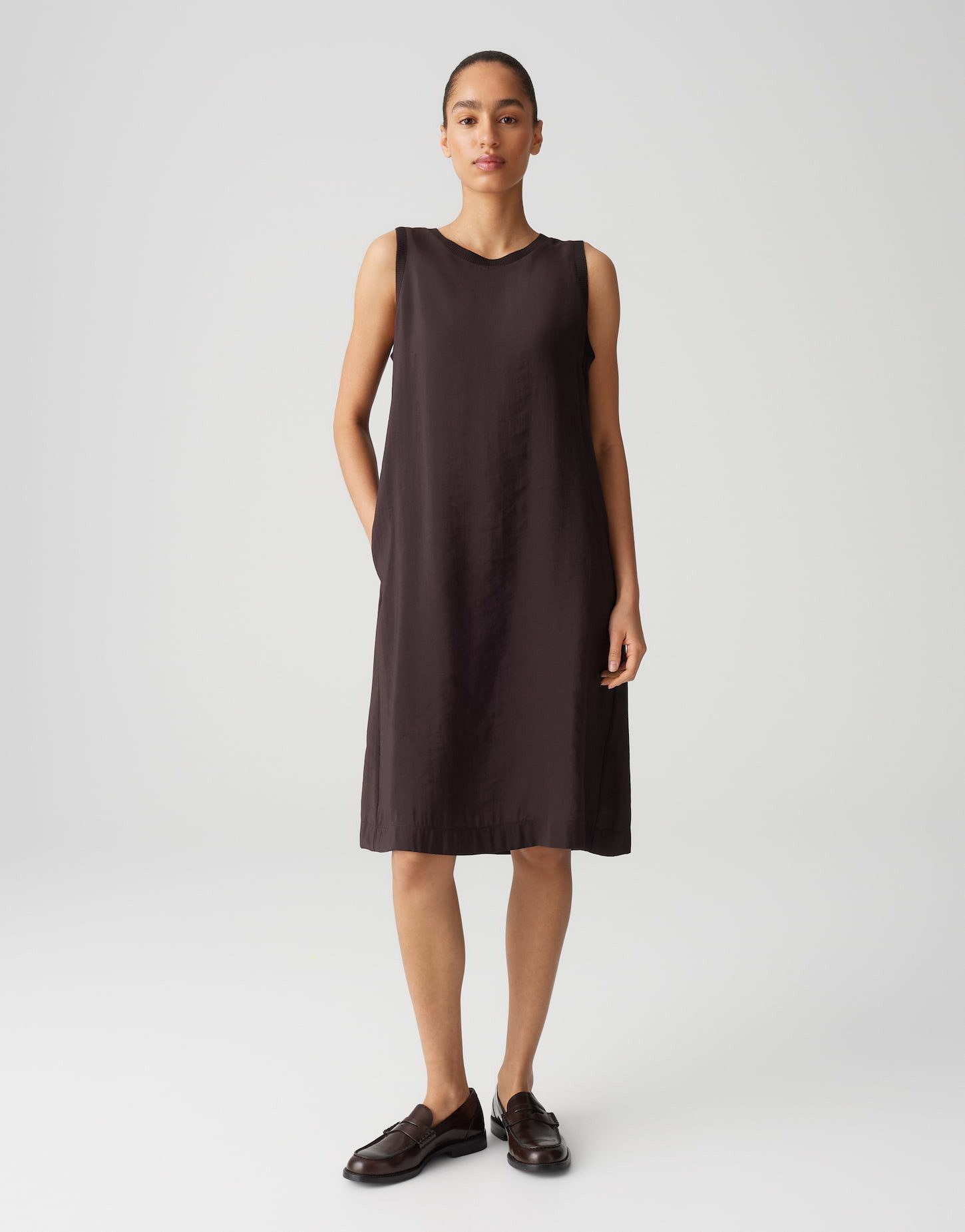 OPUS Trägerkleid WEMBA mit Rippbündchen günstig online kaufen