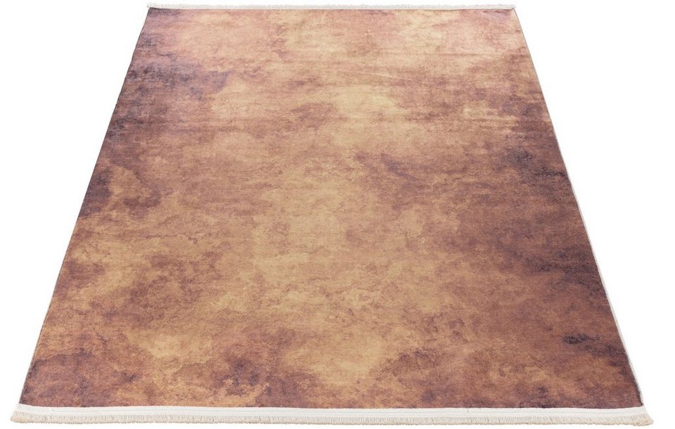 Teppich Sioda, Sehrazat, rechteckig, Höhe: 8 mm, Seiden-Optik,mit weichem  Glanz Garn, rutschfest,Pflegeleicht