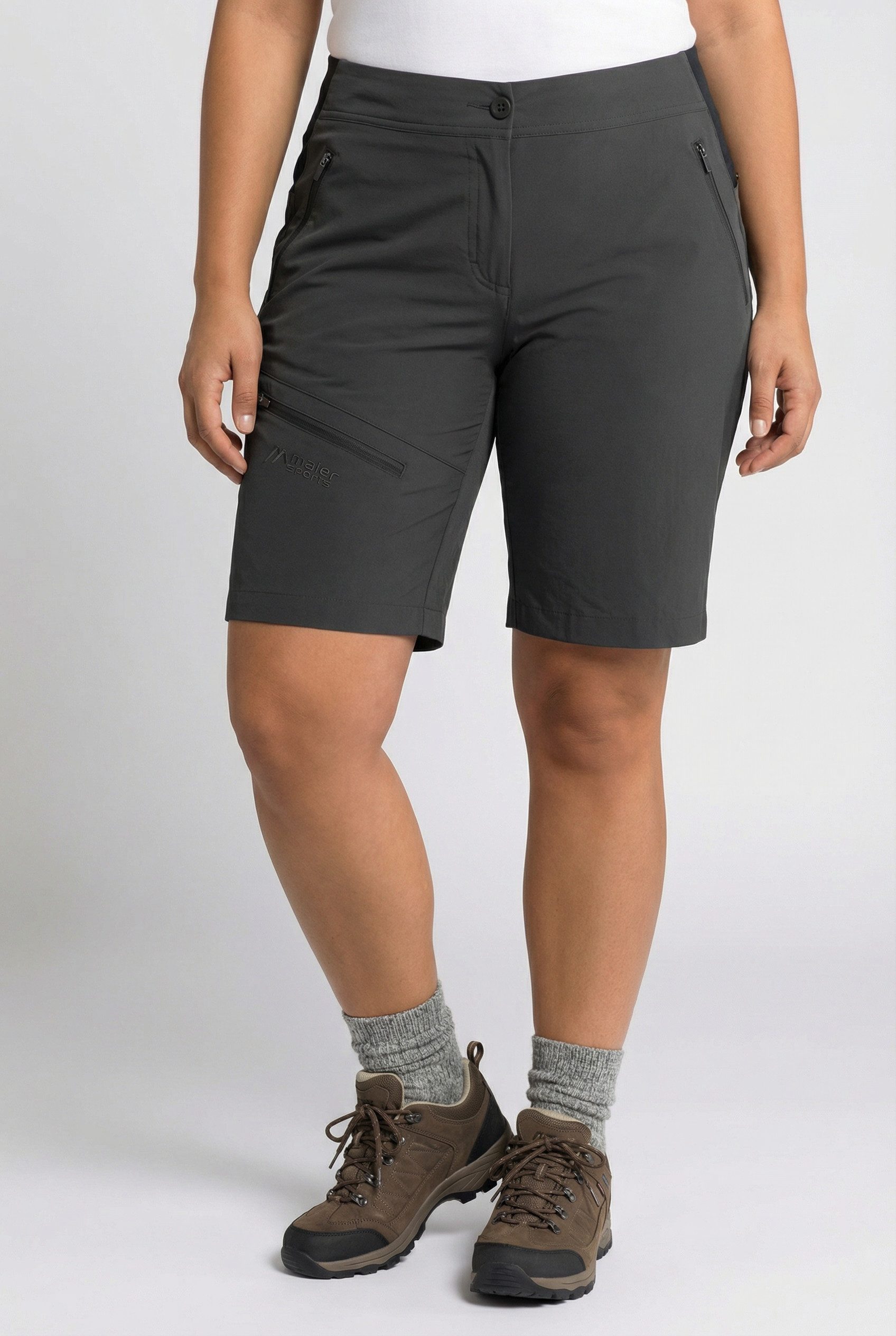 Maier Sports Funktionsshorts Da-Shorts el. Inara Short Vario mit vier Reißverschlusstaschen, schnell trocknend, wasserabweisend