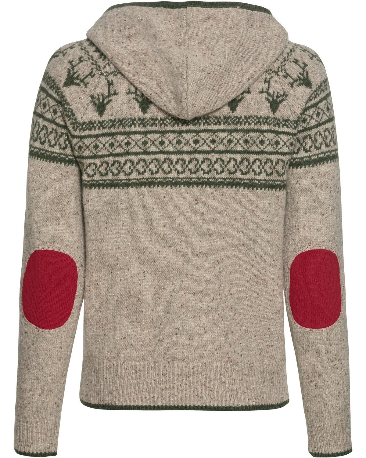 Reitmayer Strickjacke Jacquard-Zipp-Strickjacke günstig online kaufen