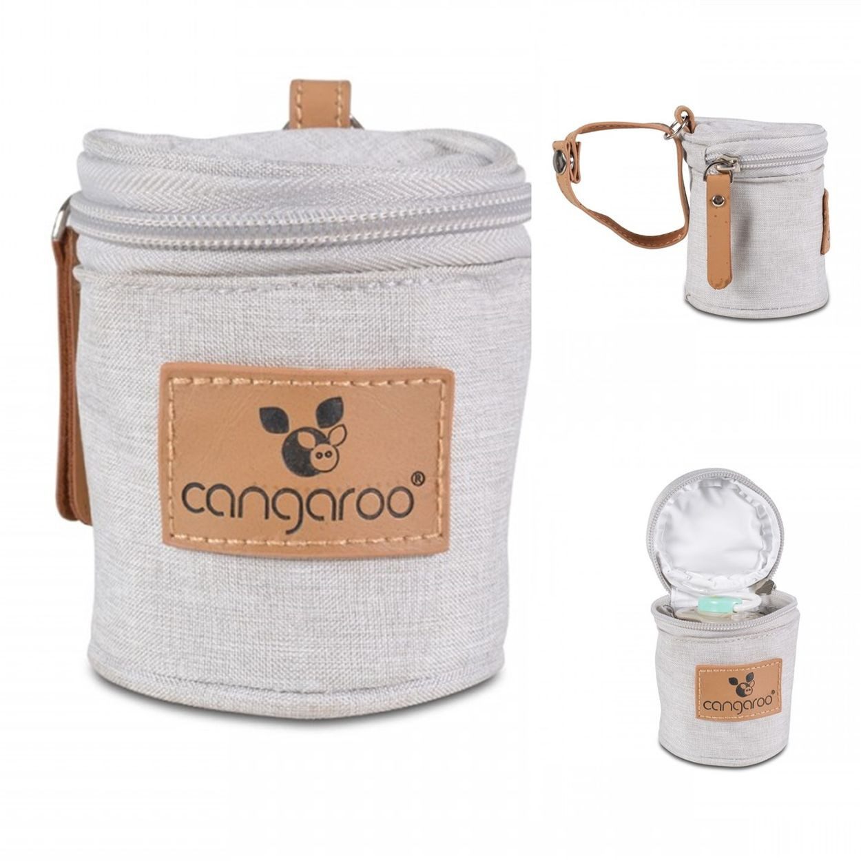 Cangaroo Schnuller Thermobox Schnullertasche Celio, mit Griff, für Schnuller und Beißring