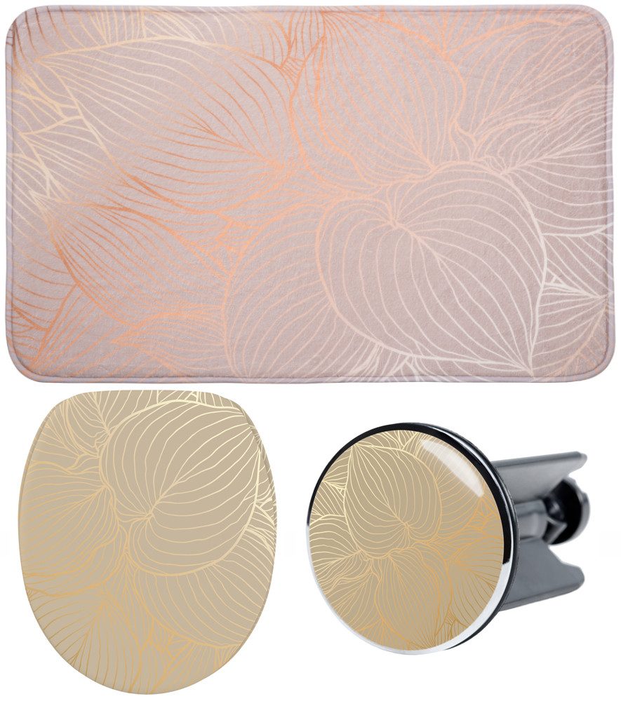 Sanilo Badaccessoire-Set 3-teilig Hosta, WC-Sitz mit günstig online kaufen