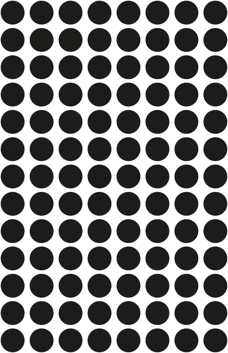 Zweckform Durchmesser 3009, Avery Markierungspunkte, 416x Zweckform 8 mm, AVERY schwar Etiketten