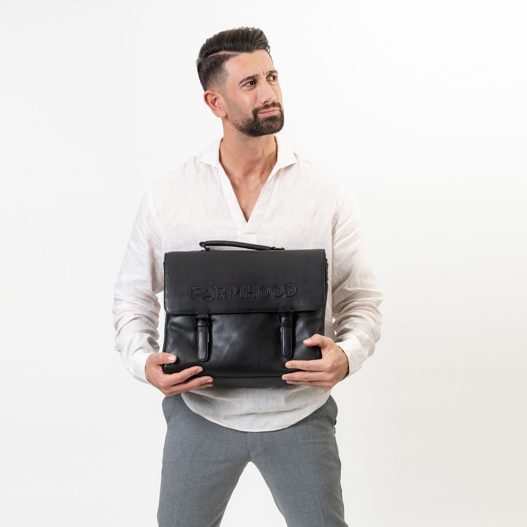Farmhood Aktentasche Memphis, Leder günstig online kaufen
