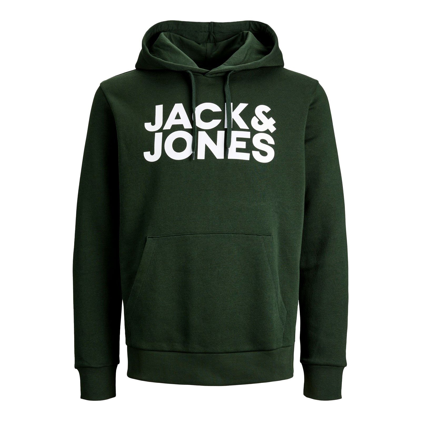 Jack & Jones Kapuzensweatshirt JJ Ecorp Logo Sweat Hood mit Markenschriftzu günstig online kaufen