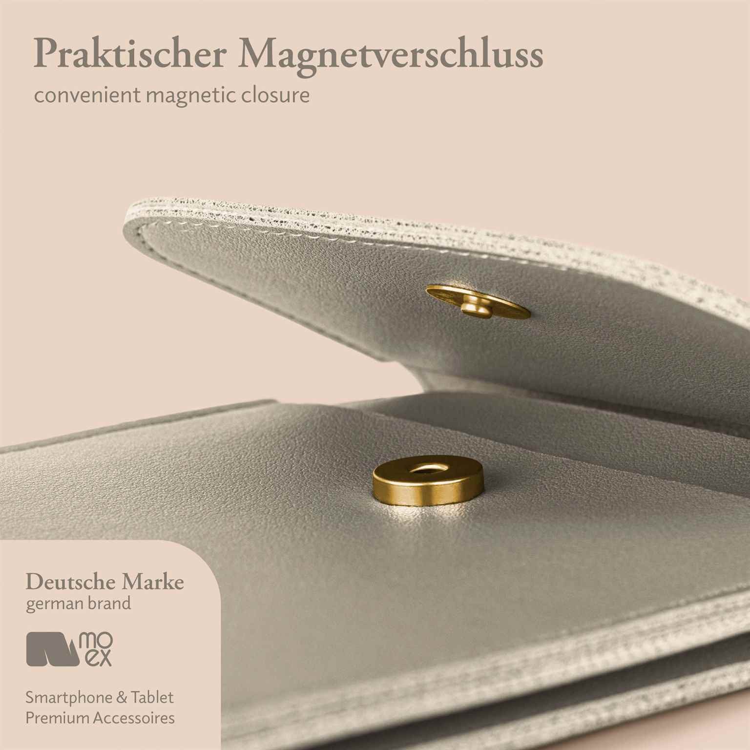 moex Handyhülle moex® CitySling für Xiaomi 11T, Handytasche zum Umhängen kleine Handtasche mit Handyfach Touch-Fenster