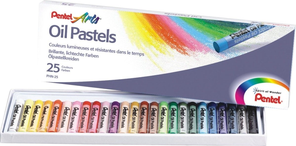 PENTEL Maltuch Ölpastellkreide VE= 25 Farben