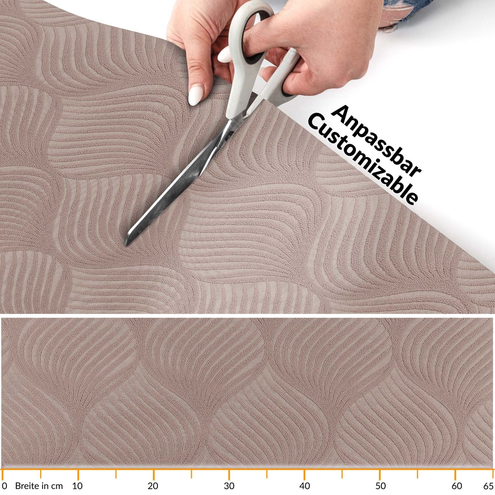 ANRO Küchenläufer BAKER Hochwertig Läufer Küchenteppich Teppich Textil, Eckig, Höhe: 3 mm, Velour – Bild 2 von 5