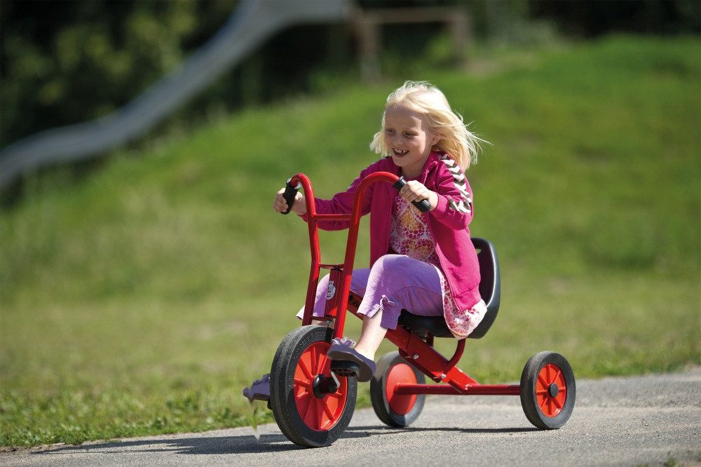 Winther Dreirad Dreirad Maxi, verstellbarer Sattel – Cooles Chopper-Dreirad für Kinder