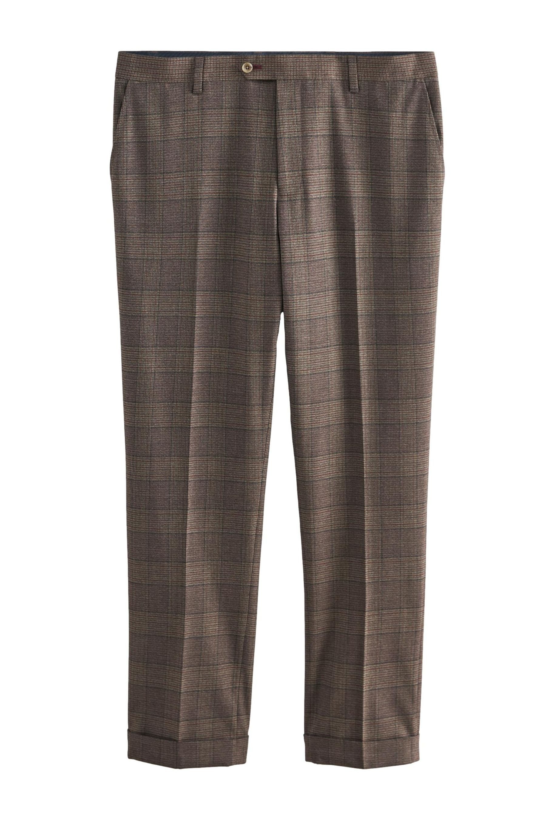 Next Anzughose Karierte Anzughose mit Besatz (1-tlg) günstig online kaufen